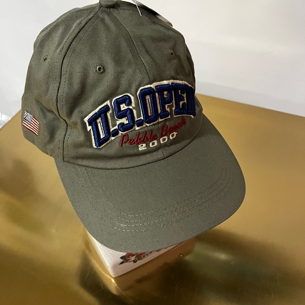 2000 U.S. Open Pebble Beach Hat NWT Vintage Golf Strapback Cap - Picture 2 of 8